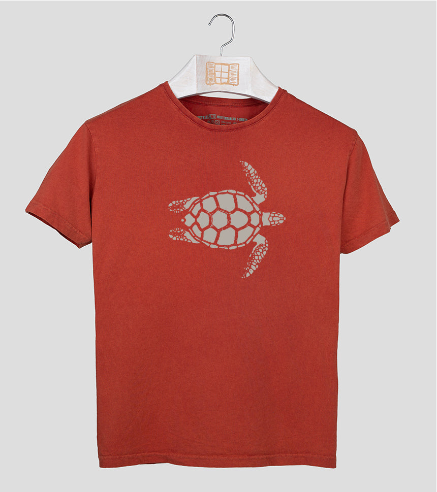 Camiseta manga corta Hombre Tortugueta - arcilla