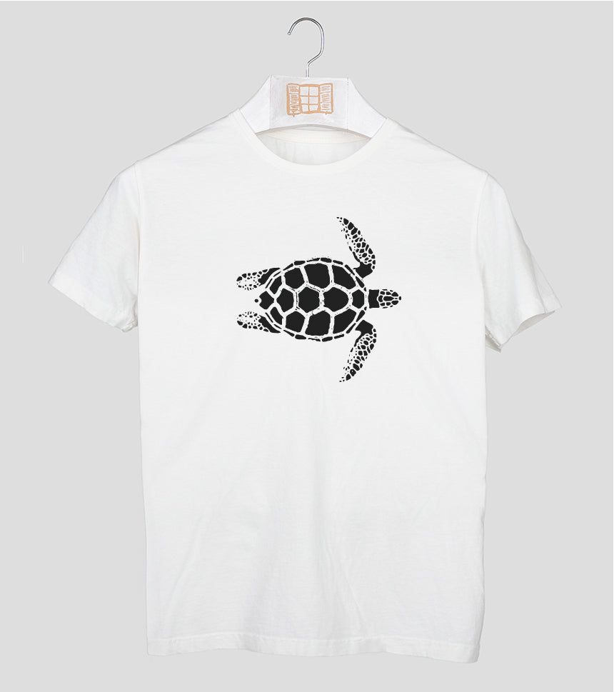 Camiseta manga corta Hombre Tortugueta - crudo