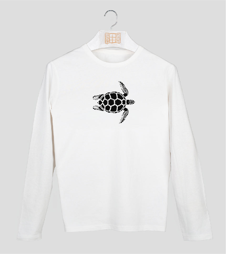 Camiseta manga larga Hombre Tortugueta - crudo