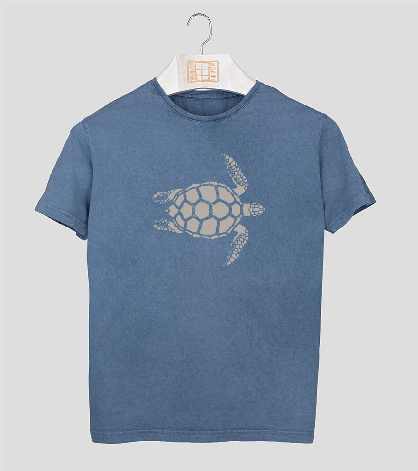 Camiseta manga corta Hombre Tortugueta - indigo