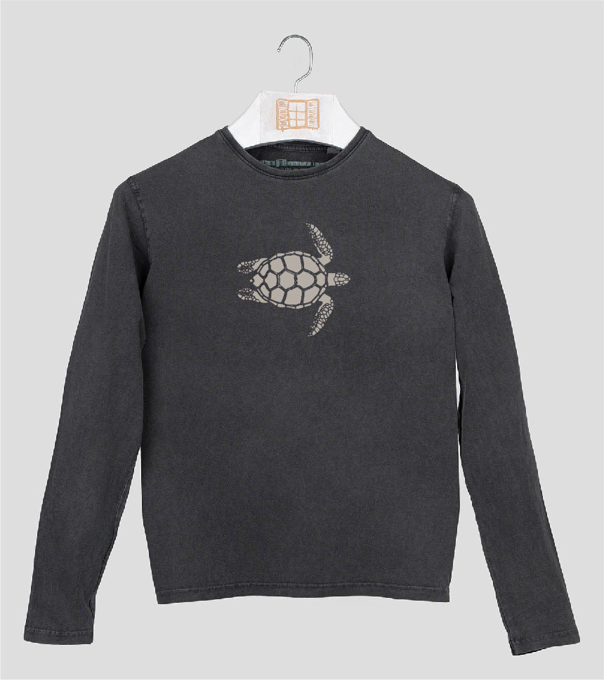 Camiseta manga larga Hombre Tortugueta - marengo