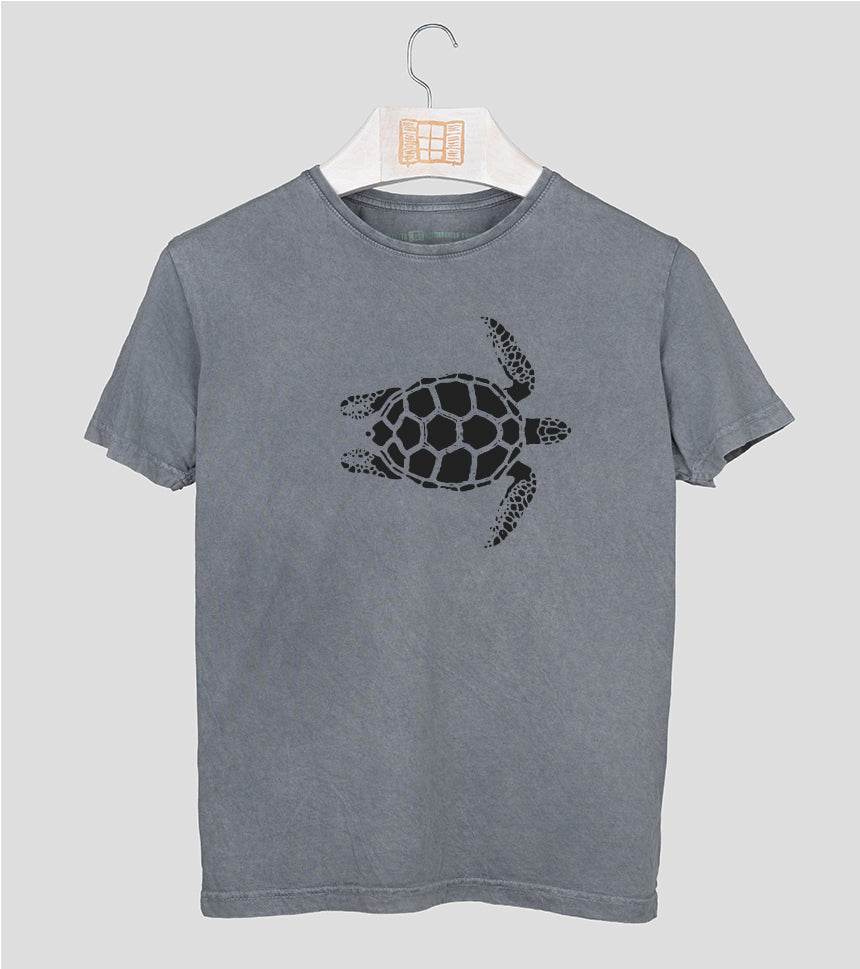 Camiseta manga corta Hombre Tortugueta - piedra