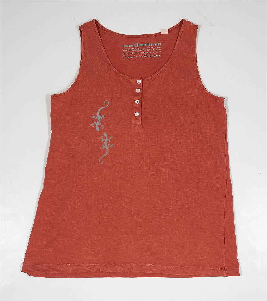 Camiseta de tirantes Mujer Xerradeta - arcilla