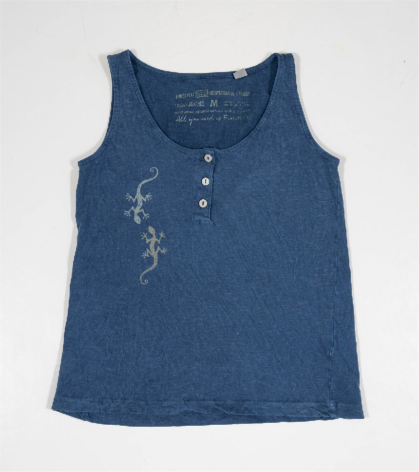 Camiseta de tirantes Niña Xerradeta - azul-marino