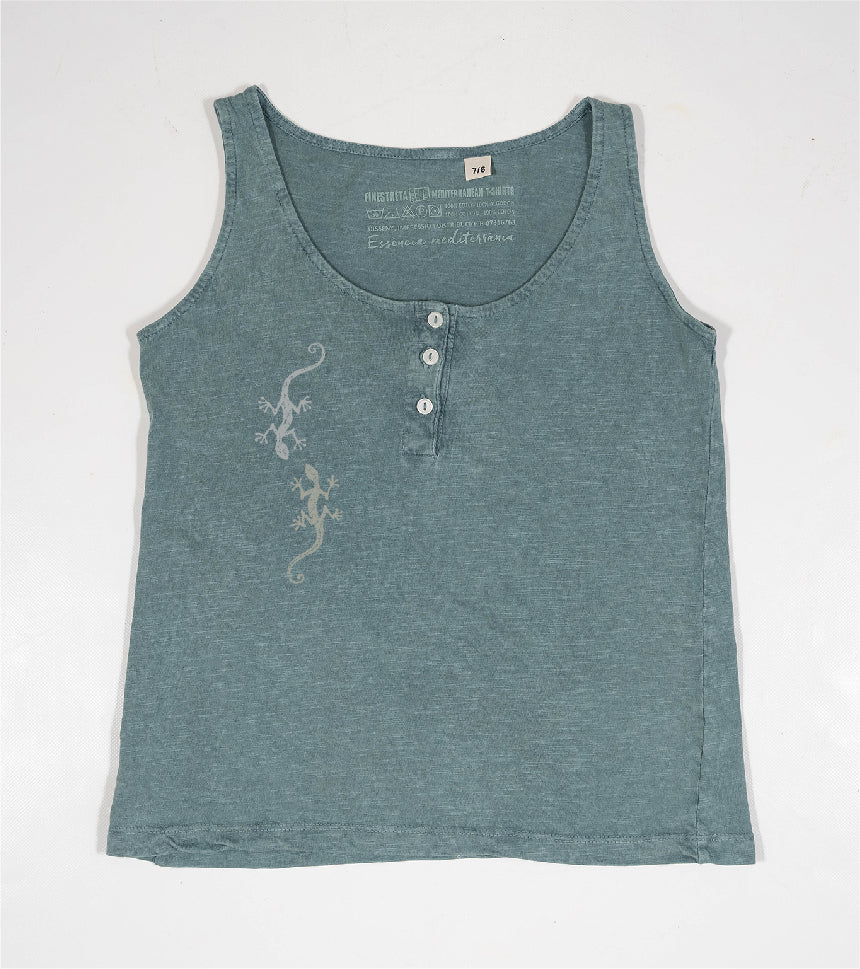 Camiseta de tirantes Niña Xerradeta - esmeralda