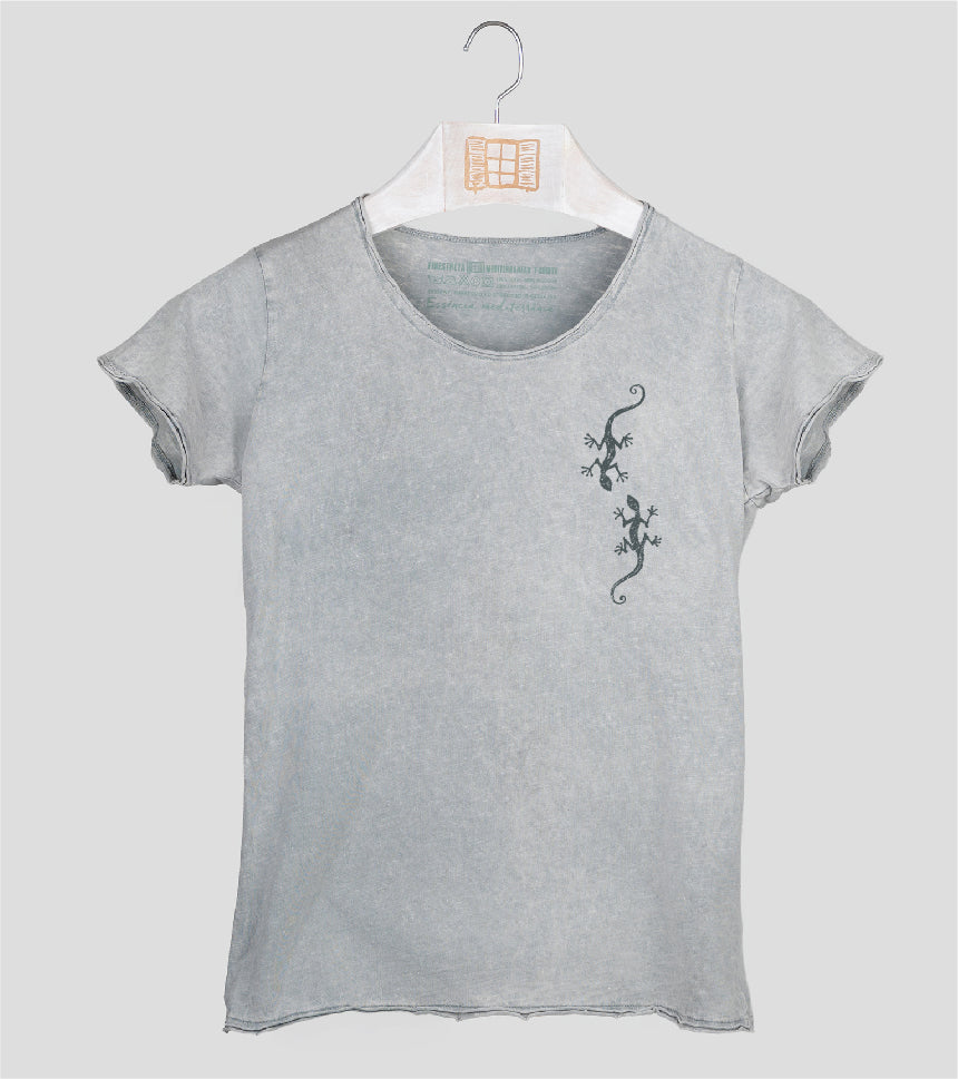 Camiseta manga corta Mujer Xerradeta - gris