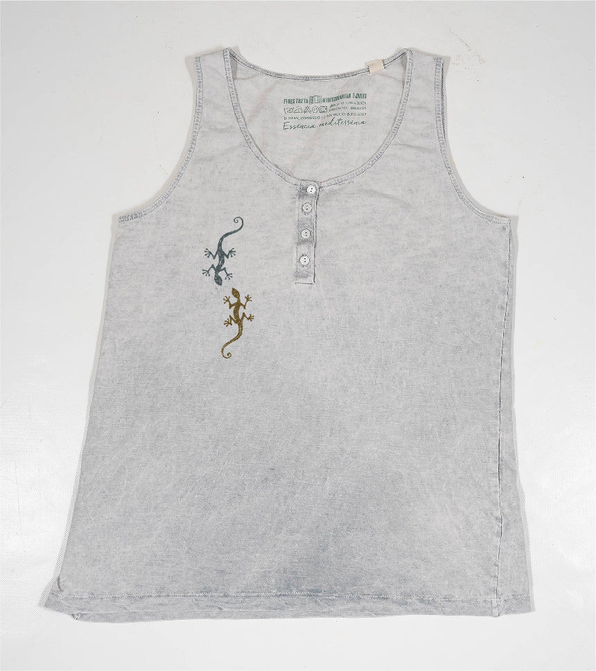Camiseta de tirantes Mujer Xerradeta - gris