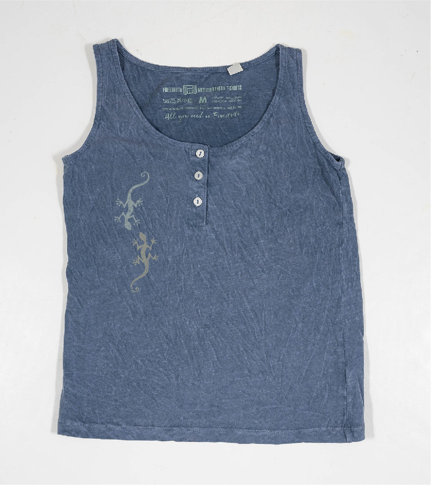 Camiseta de tirantes Niña Xerradeta - indigo