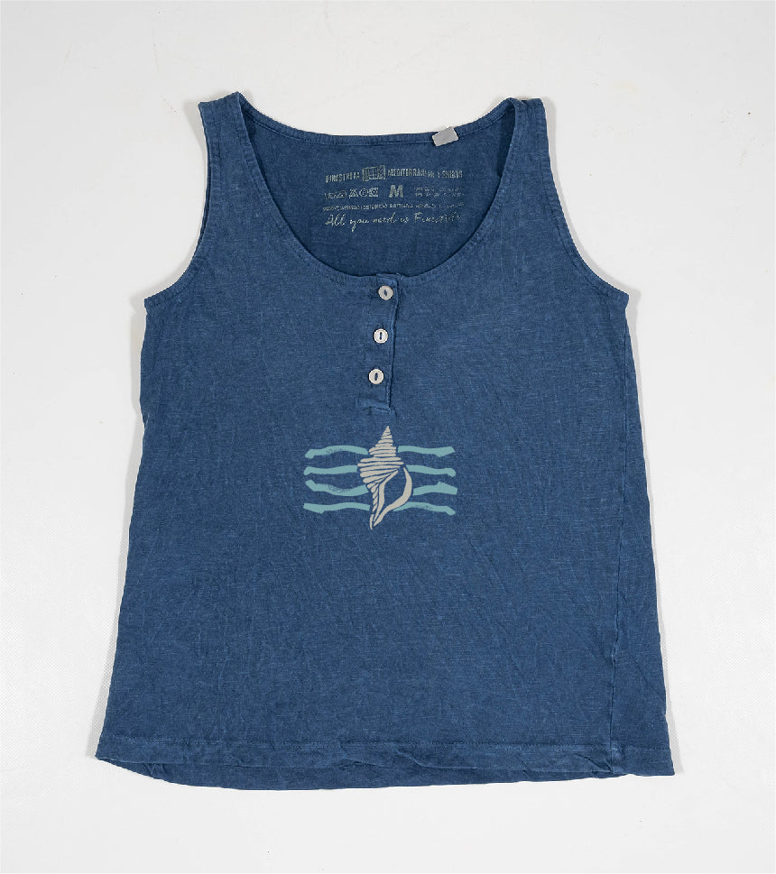 Camiseta de tirantes Niña Filtre - azul-marino