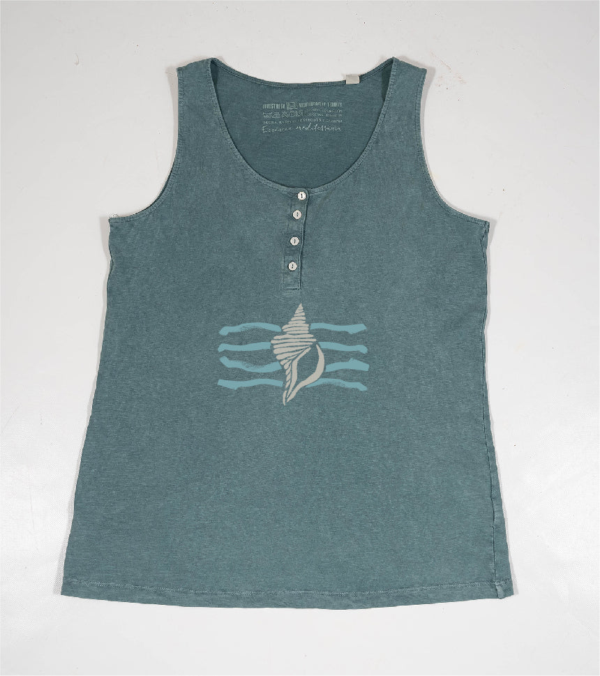 Camiseta de tirantes Mujer Filtre - esmeralda