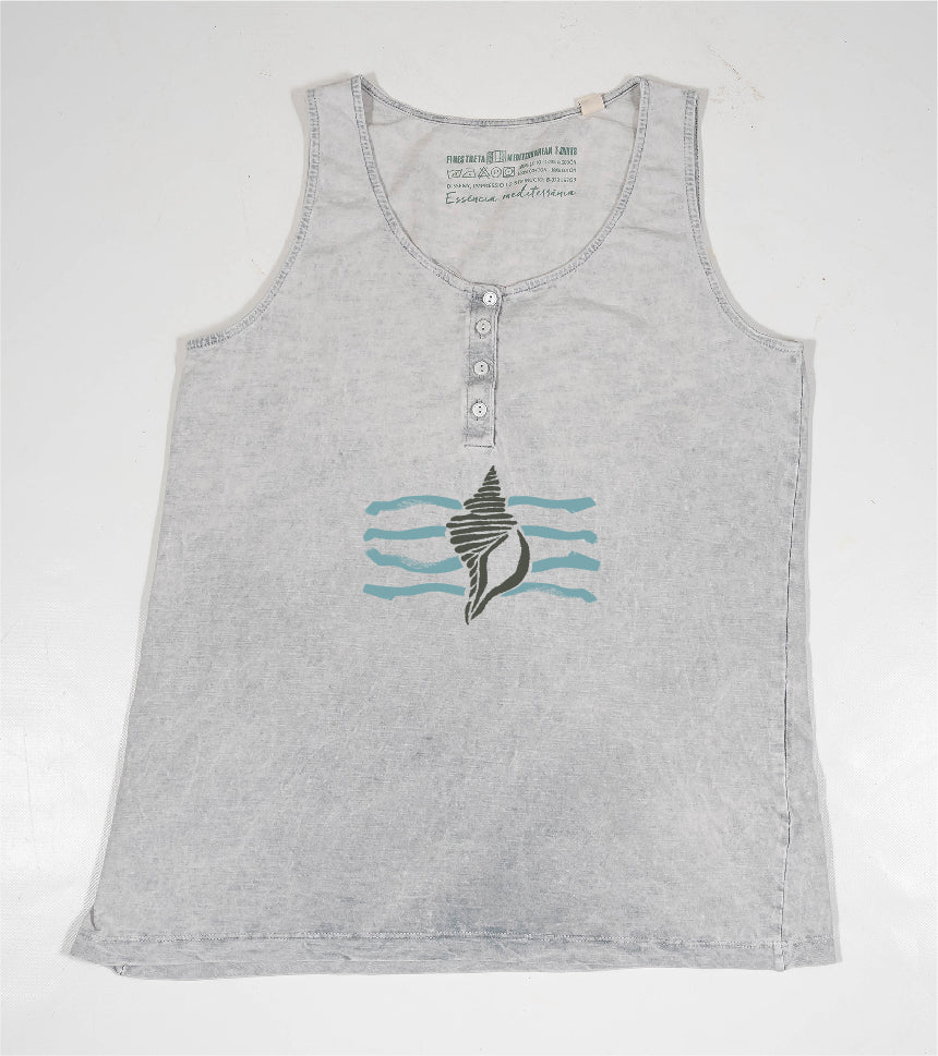 Camiseta de tirantes Mujer Filtre - gris