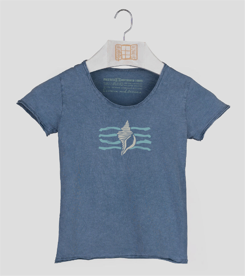 Camiseta manga corta Niña Filtre - indigo