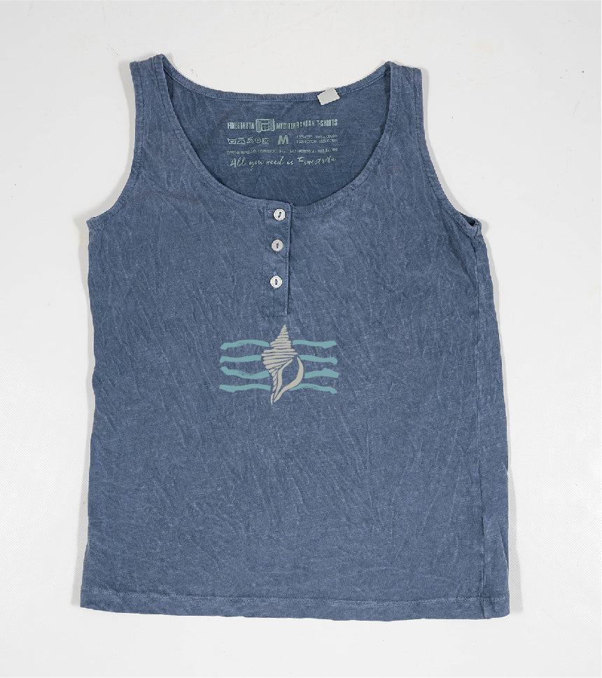 Camiseta de tirantes Niña Filtre - indigo