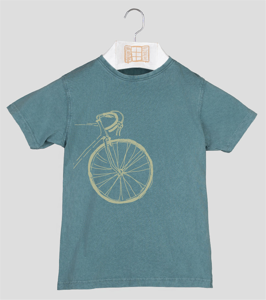 Camiseta manga corta Niño Contador - esmeralda