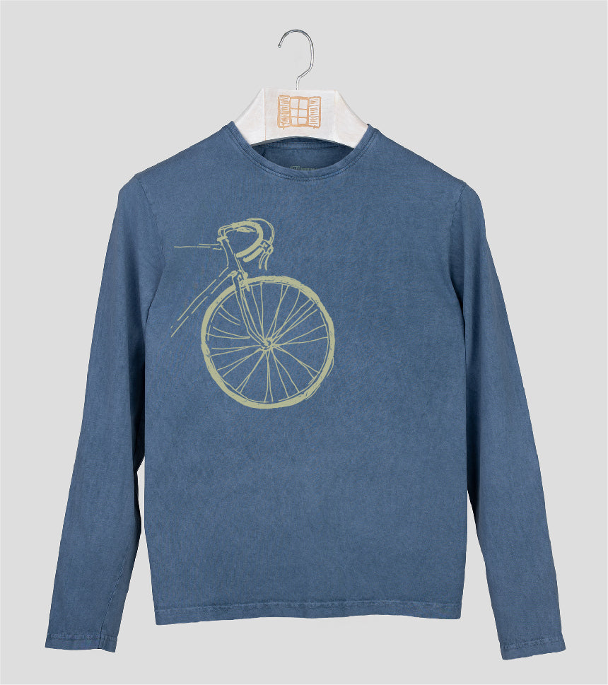 Camiseta manga larga Hombre Contador - indigo