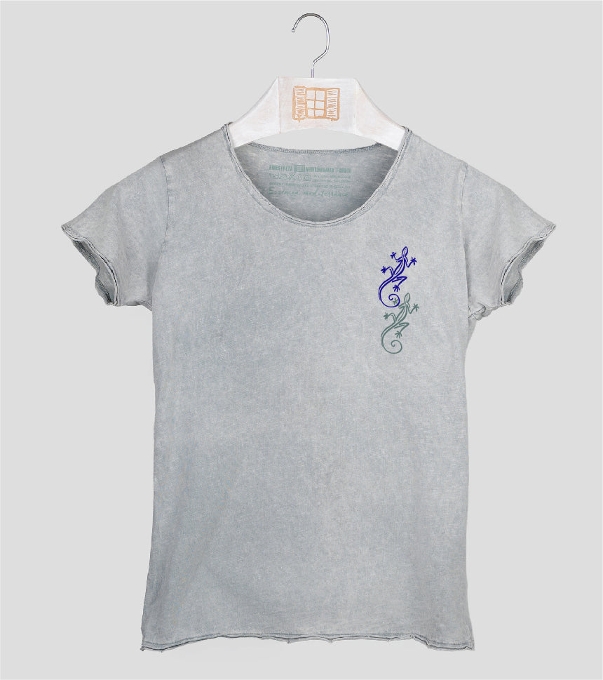 Camiseta manga corta Mujer Bessona - gris