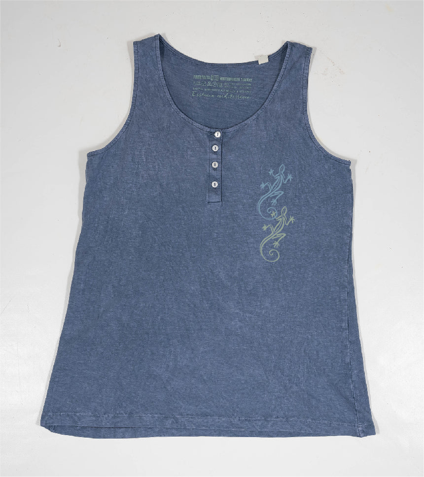 Camiseta de tirantes Mujer Bessona - indigo