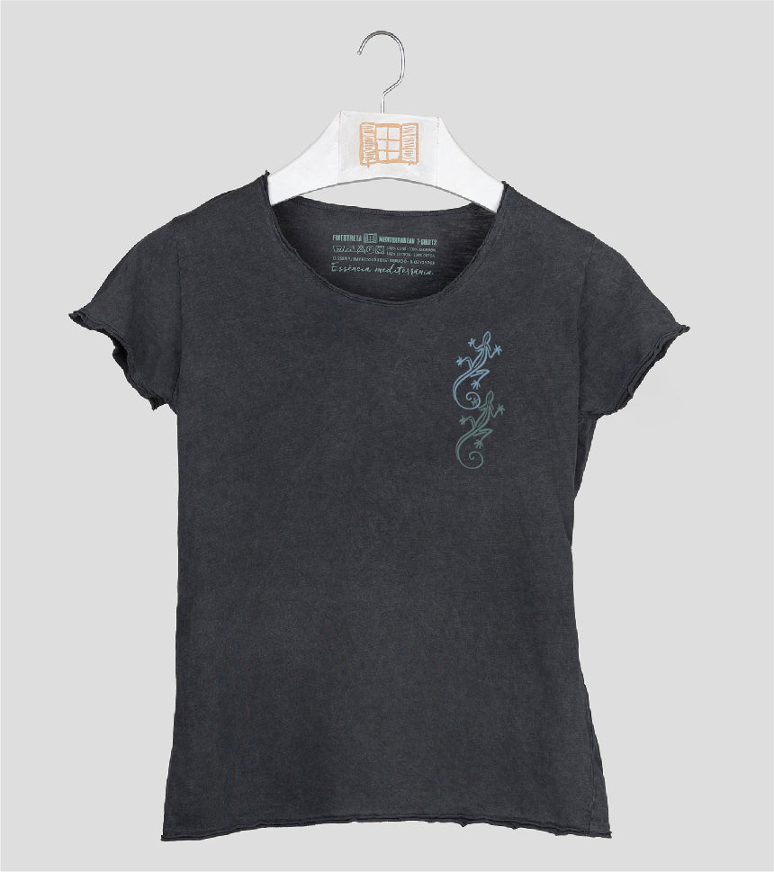 Camiseta manga corta Mujer Bessona - marengo