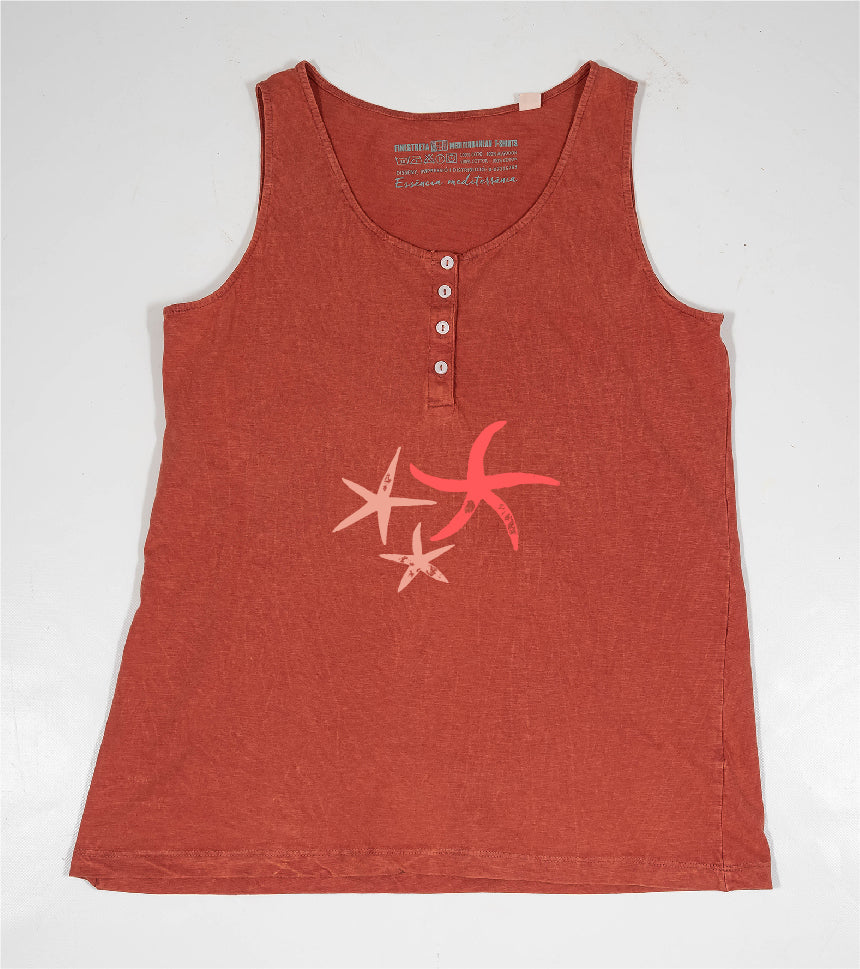 Camiseta de tirantes Mujer Patricio - arcilla