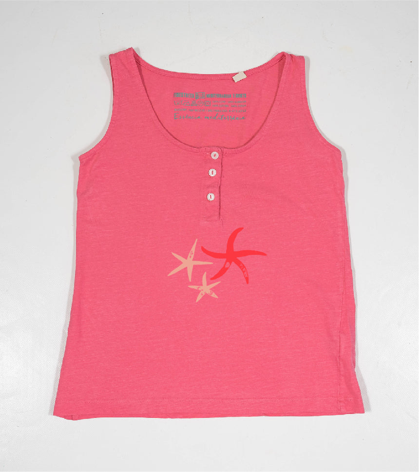 Camiseta de tirantes Niña Patricio - fucsia