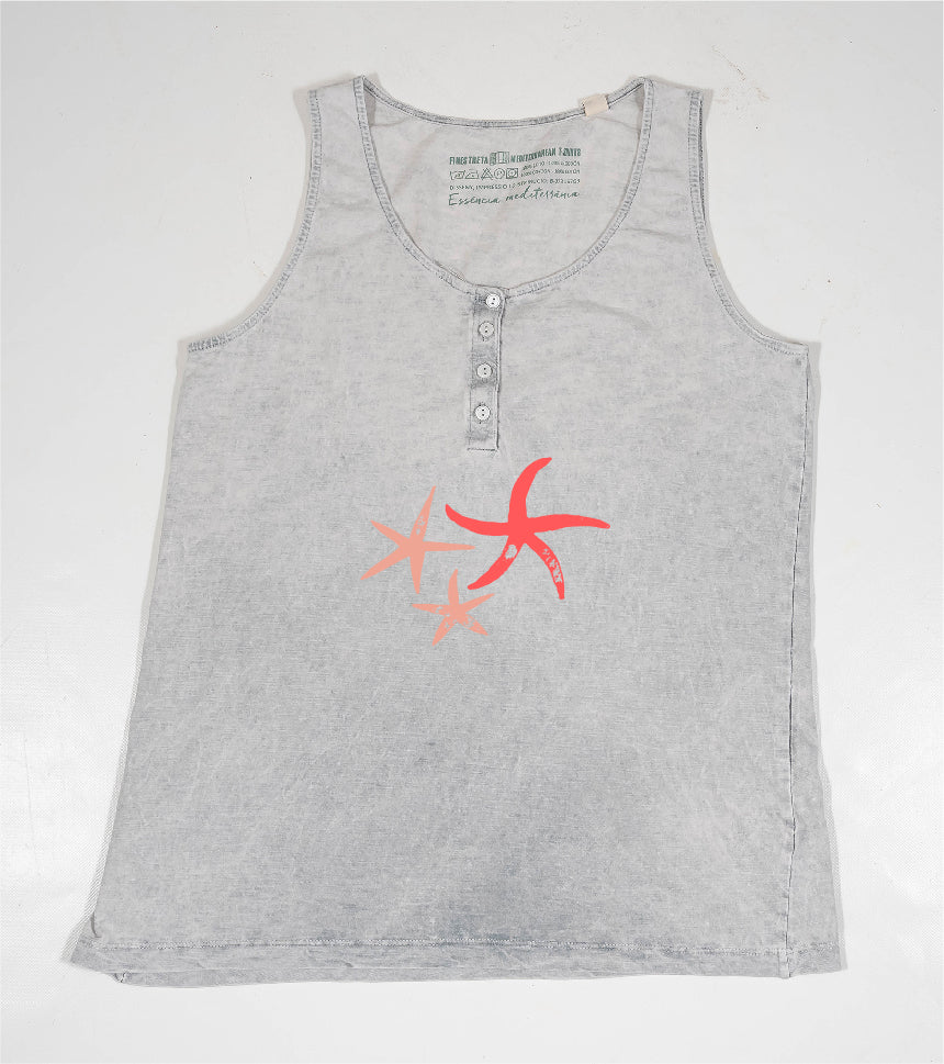 Camiseta de tirantes Mujer Patricio - gris