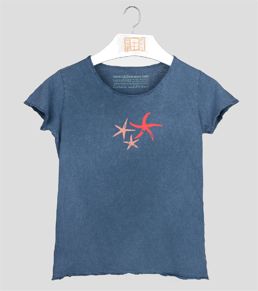 Camiseta manga corta Mujer Patricio - indigo