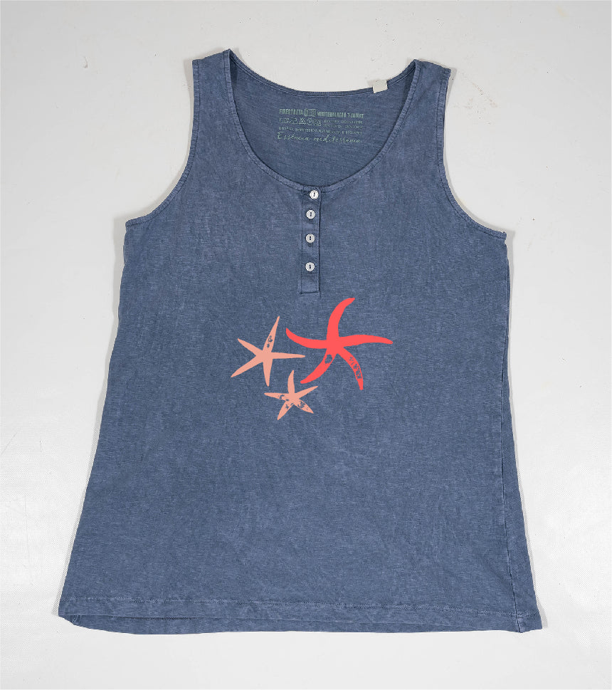 Camiseta de tirantes Mujer Patricio - indigo