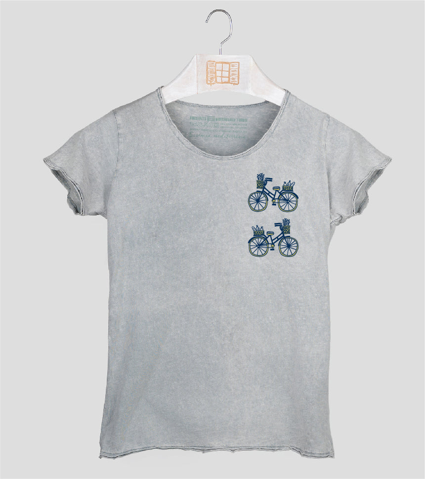 Camiseta manga corta Mujer Compra - gris