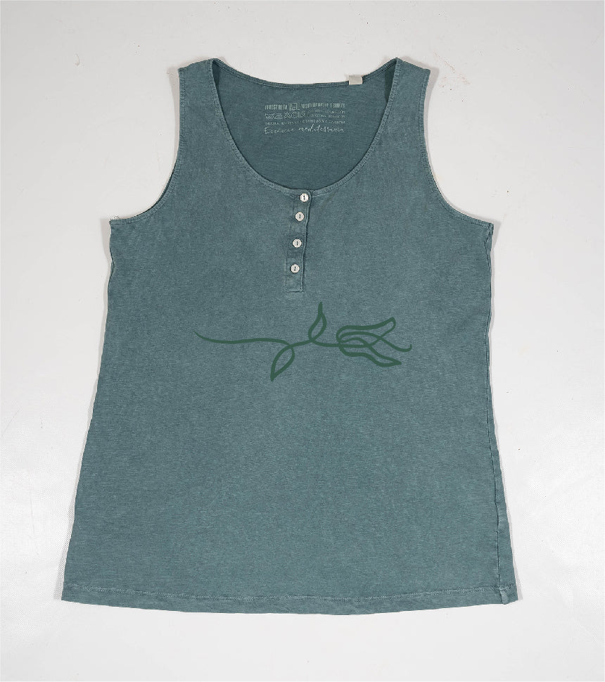 Camiseta de tirantes Mujer Rameta - esmeralda