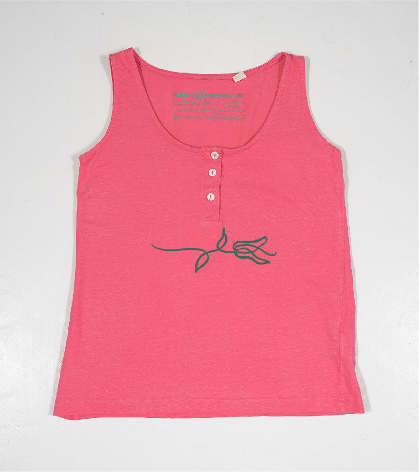 Camiseta de tirantes Niña Rameta - fucsia