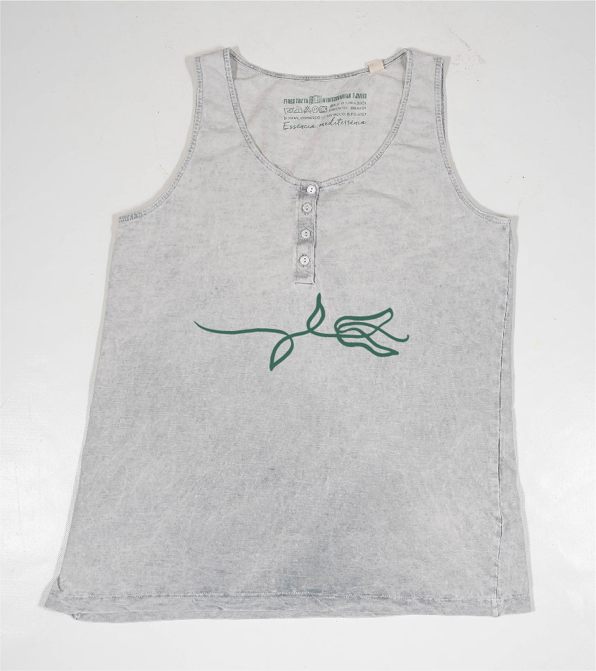Camiseta de tirantes Mujer Rameta - gris