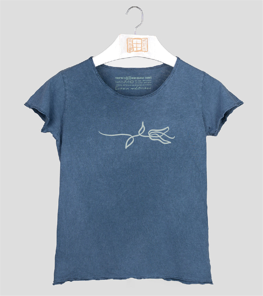 Camiseta manga corta Mujer Rameta - indigo