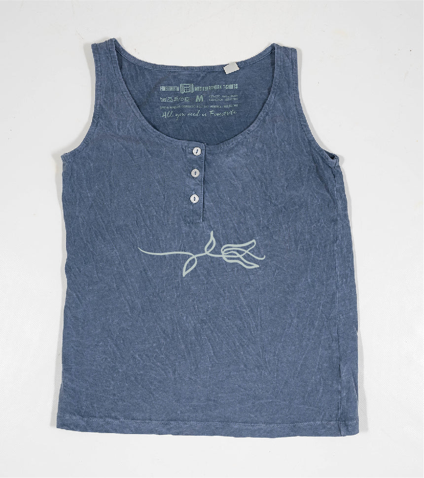 Camiseta de tirantes Niña Rameta - indigo