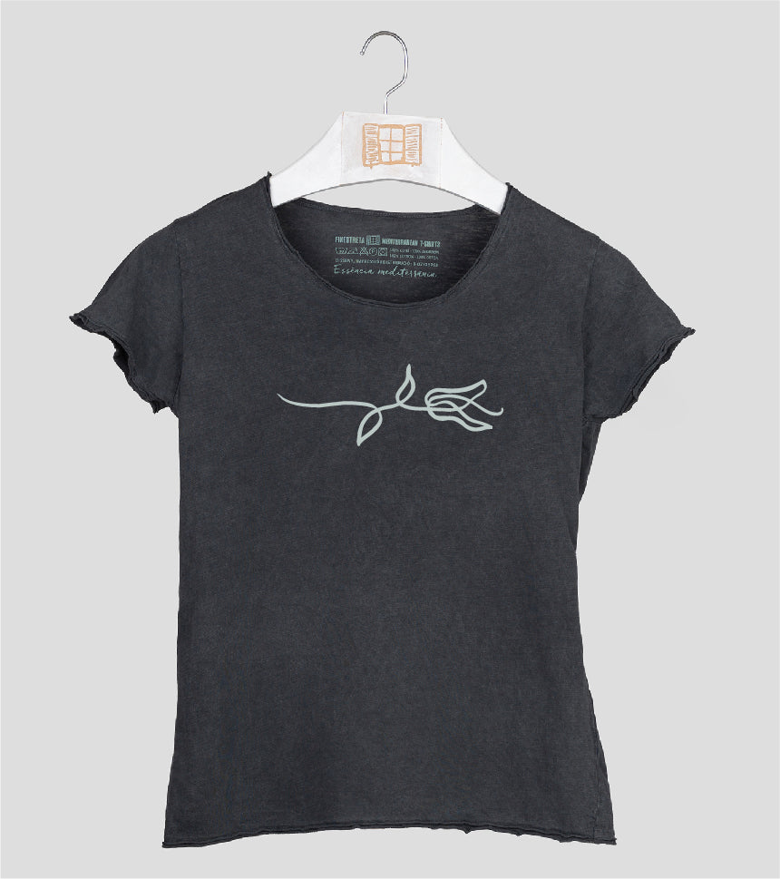Camiseta manga corta Mujer Rameta - marengo