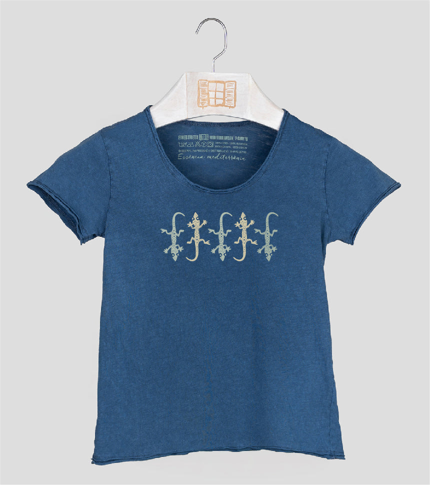 Camiseta manga corta Niña Five - azul-marino