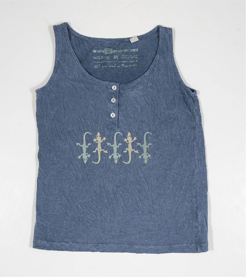 Camiseta de tirantes Niña Five - indigo