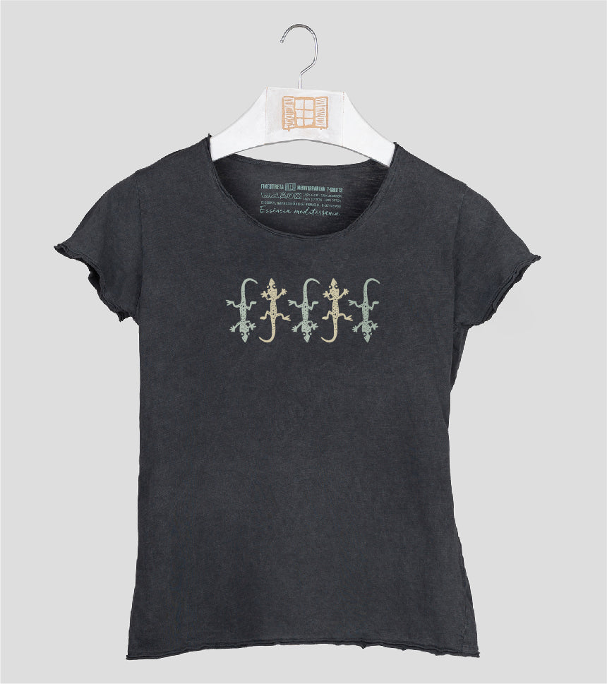 Camiseta manga corta Mujer Five - marengo
