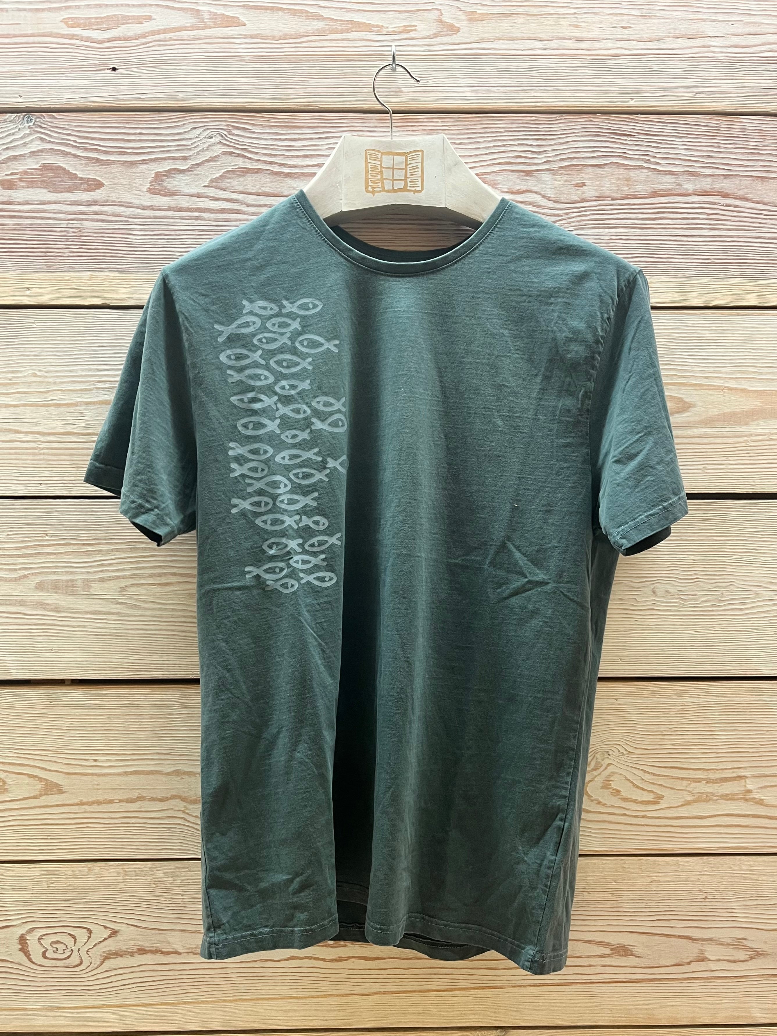 Camiseta Hombre Outlet talla XL color Plomo