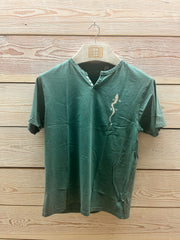 Camiseta Hombre Outlet talla M color Esmeralda