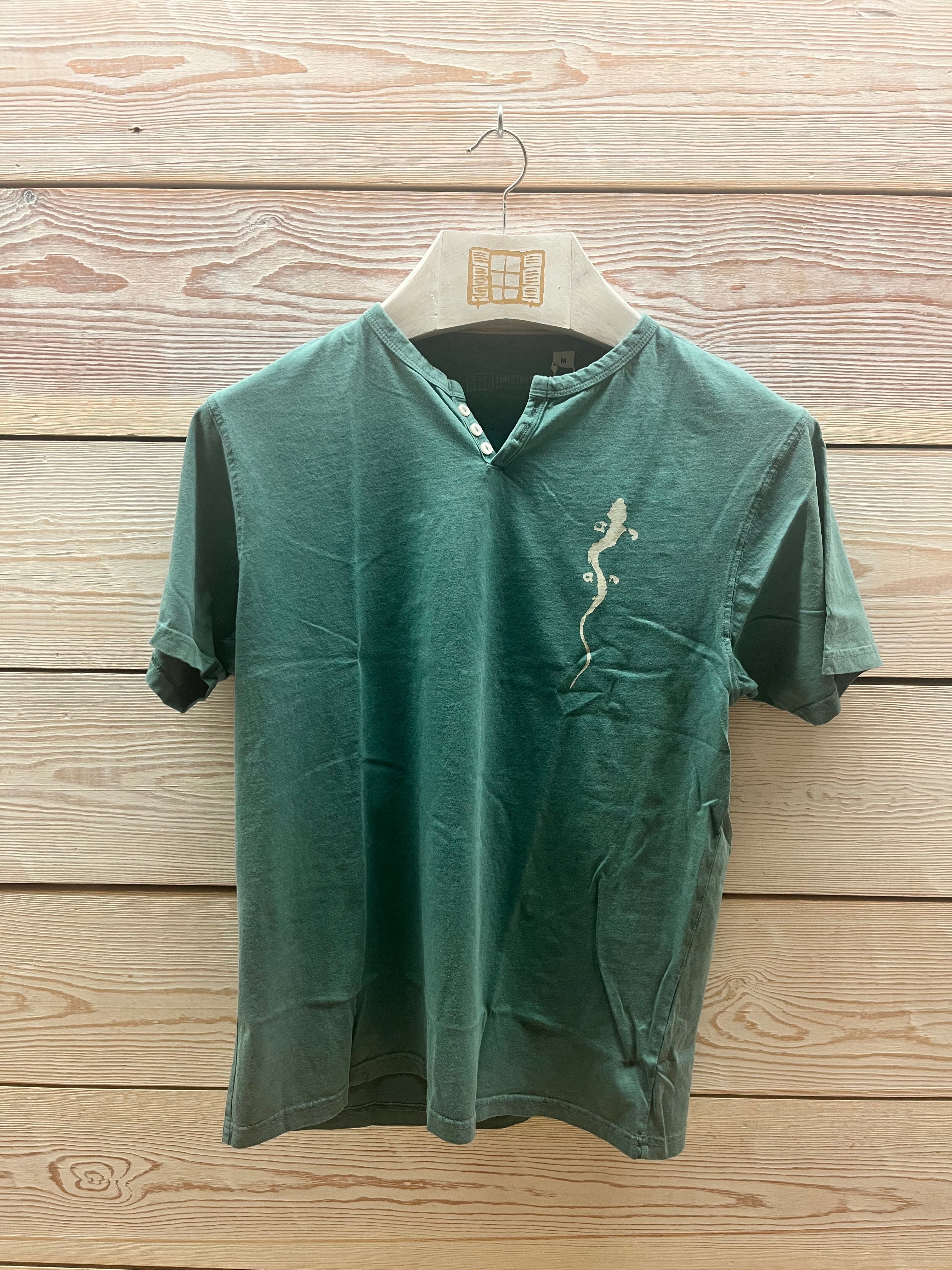 Camiseta Hombre Outlet talla M color Esmeralda