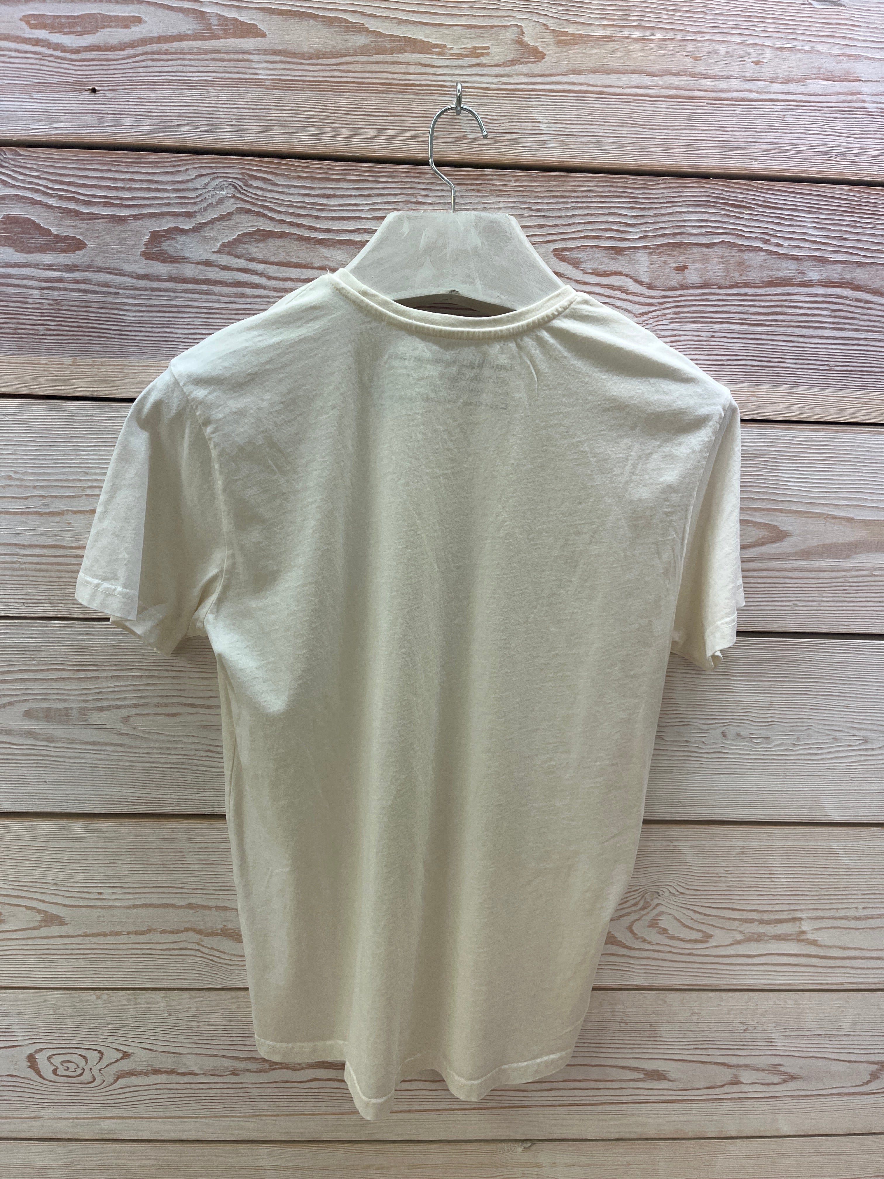 Camiseta manga corta Hombre Outlet talla M color Crudo