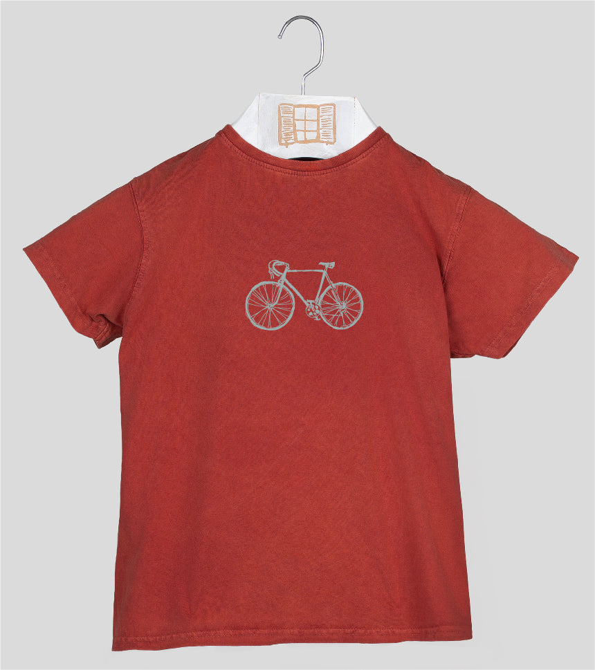 Camiseta manga corta Niño Route - arcilla