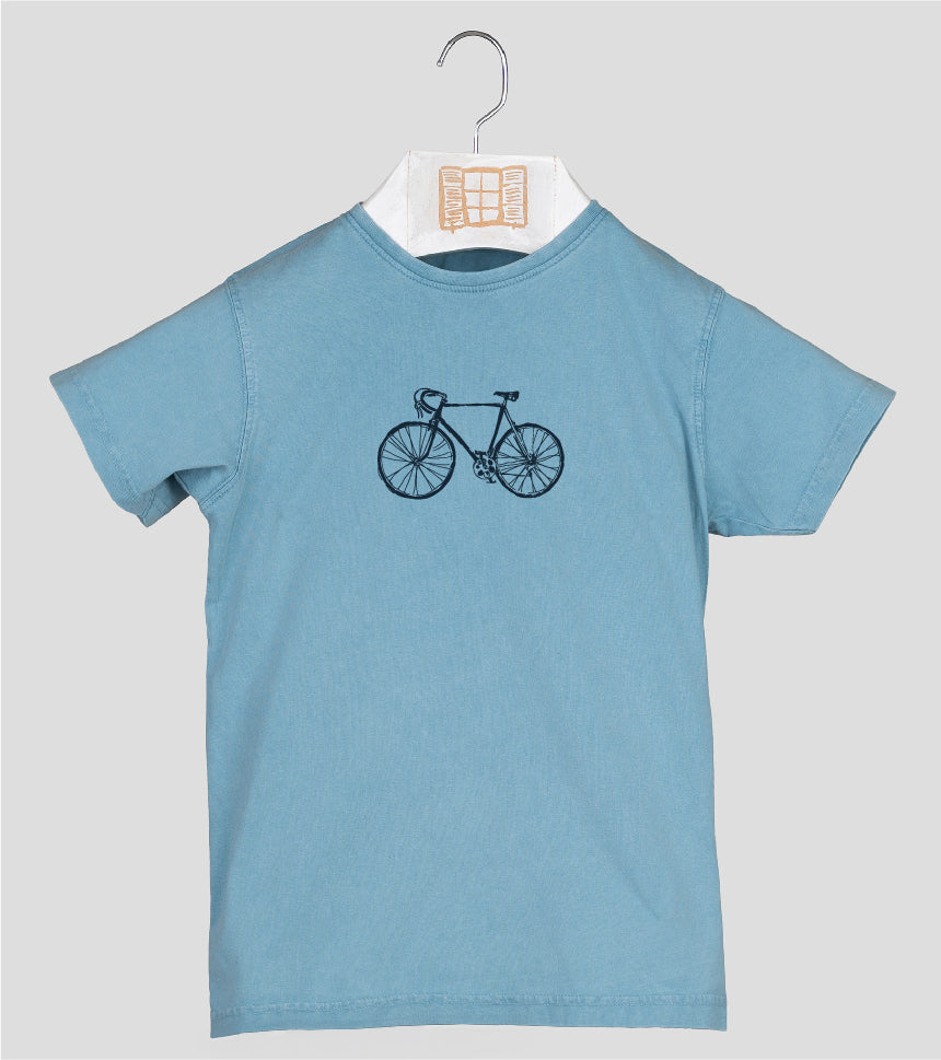 Camiseta manga corta Niño Route - aqua