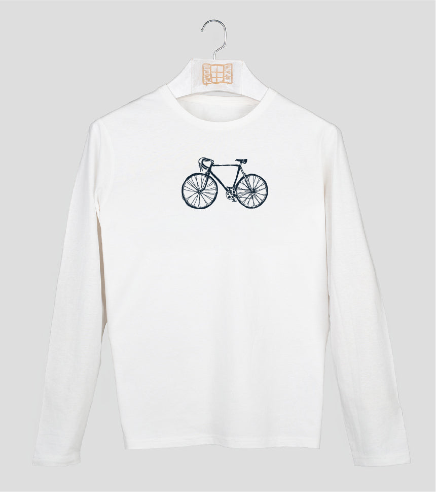 Camiseta manga larga Hombre Route - crudo