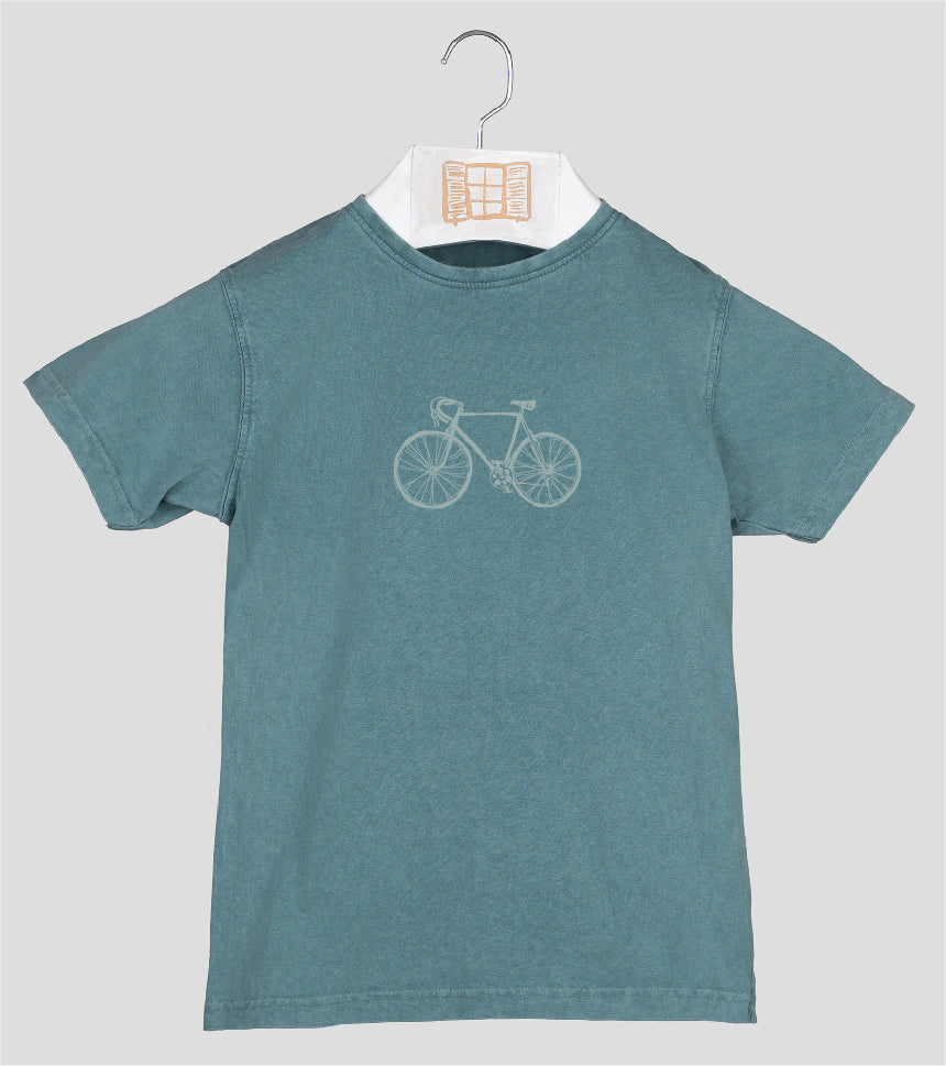 Camiseta manga corta Niño Route - esmeralda
