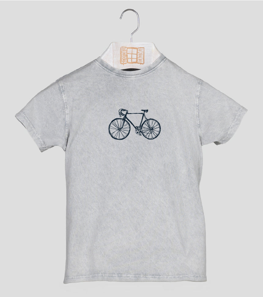 Camiseta manga corta Niño Route - gris