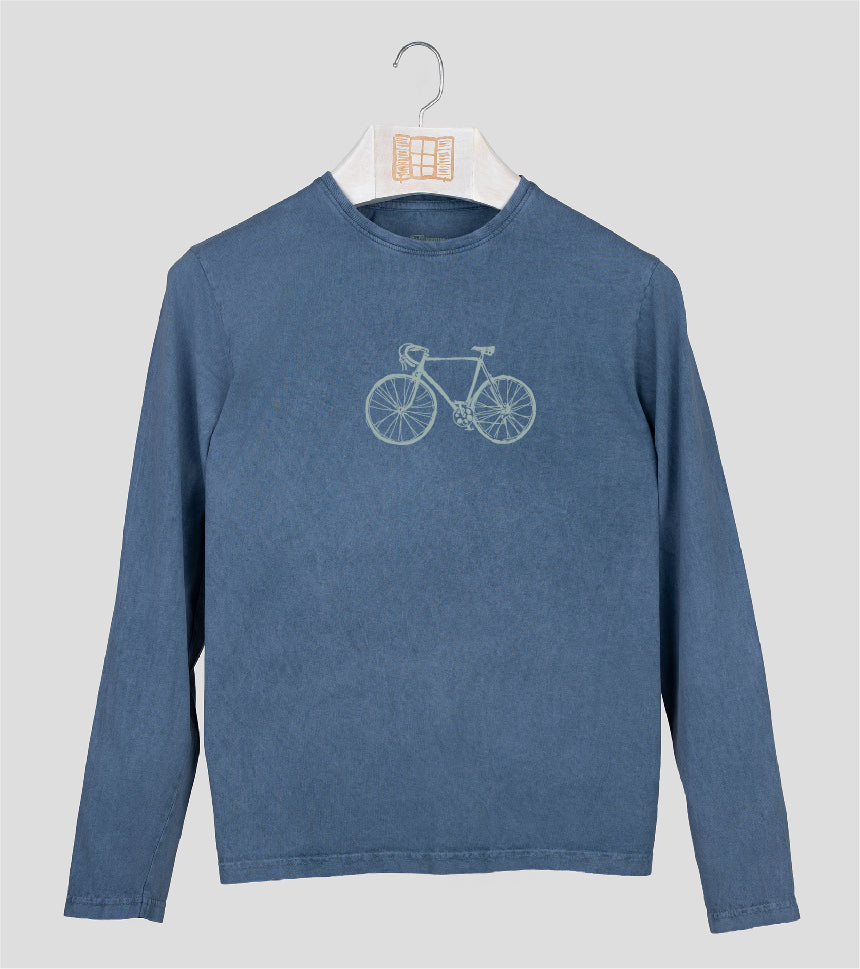 Camiseta manga larga Hombre Route - indigo