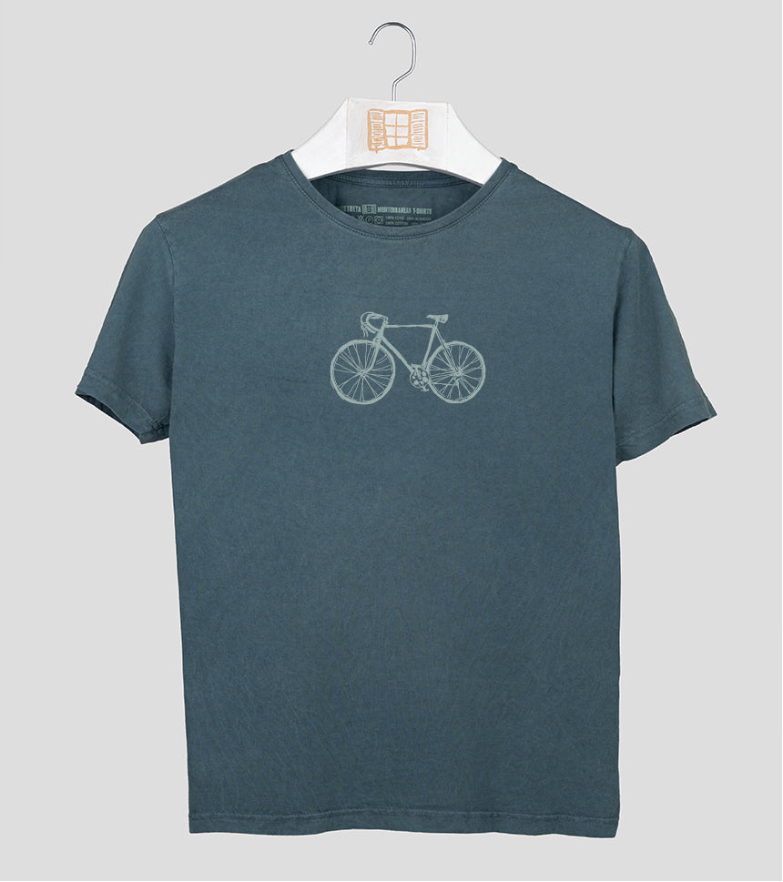 Camiseta manga corta Hombre Route - plomo