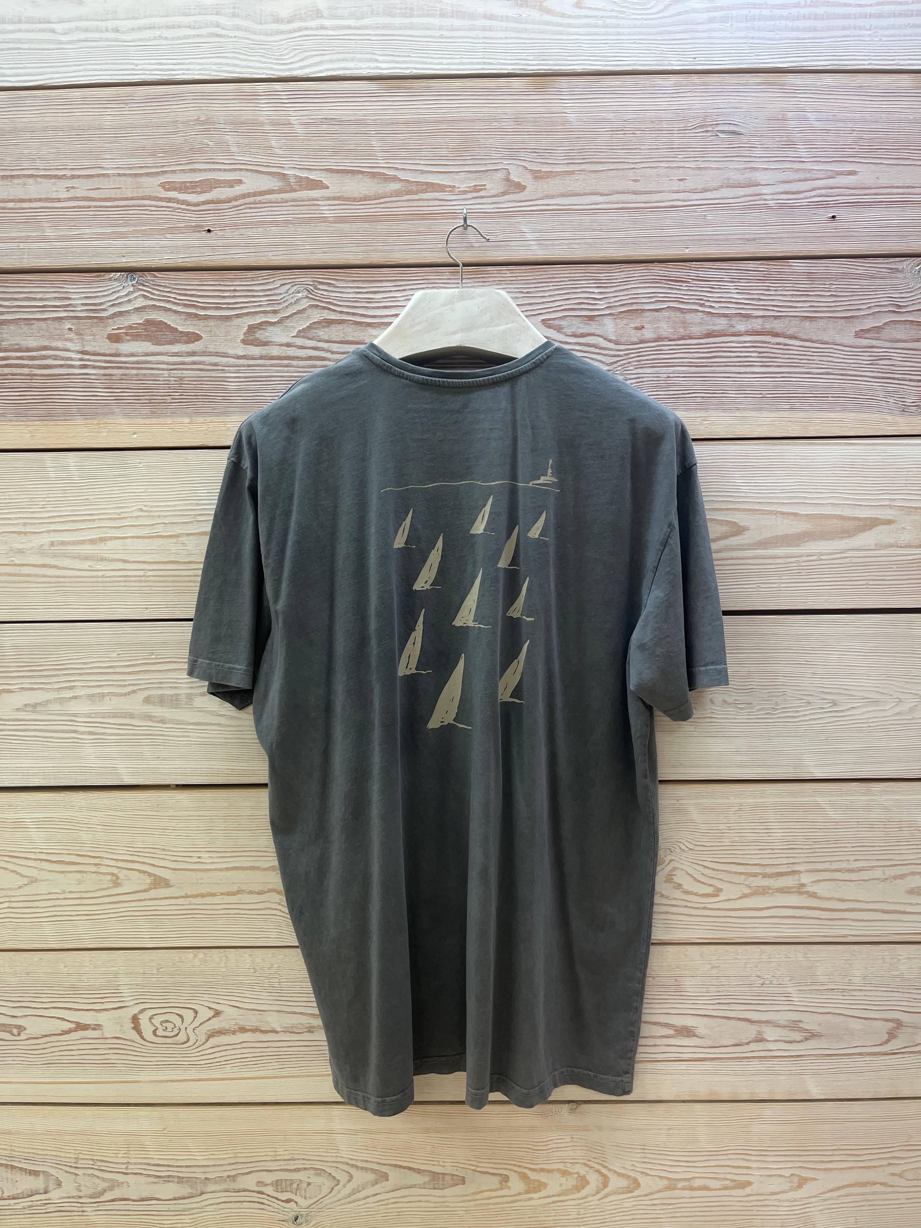 Camiseta manga corta Hombre Outlet talla XXL color Piedra