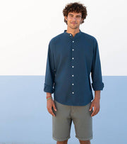 Camisa cuello mao para Hombre